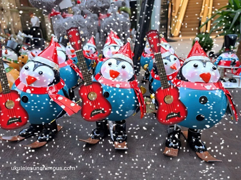 邦楽 Ukulele Christmas KONISHIKI POPULAR CHRISTMAS SONGS - PLAY ALONG! — UKULELES UNANIMOUS